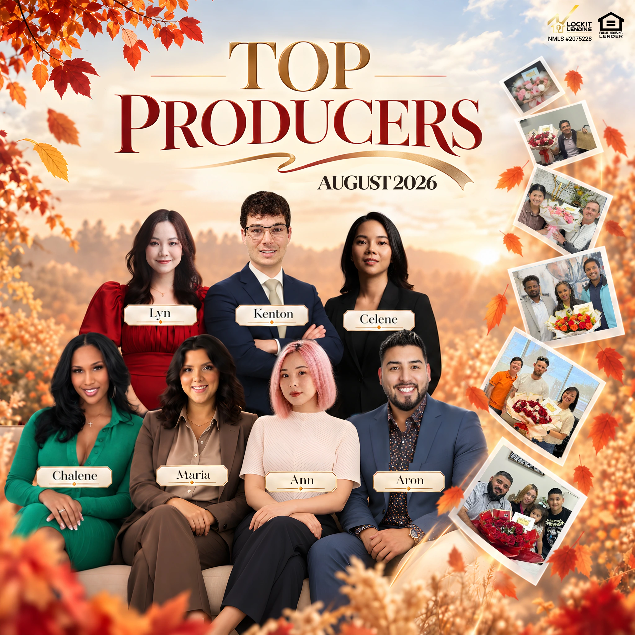 Top Performing Agents of the month